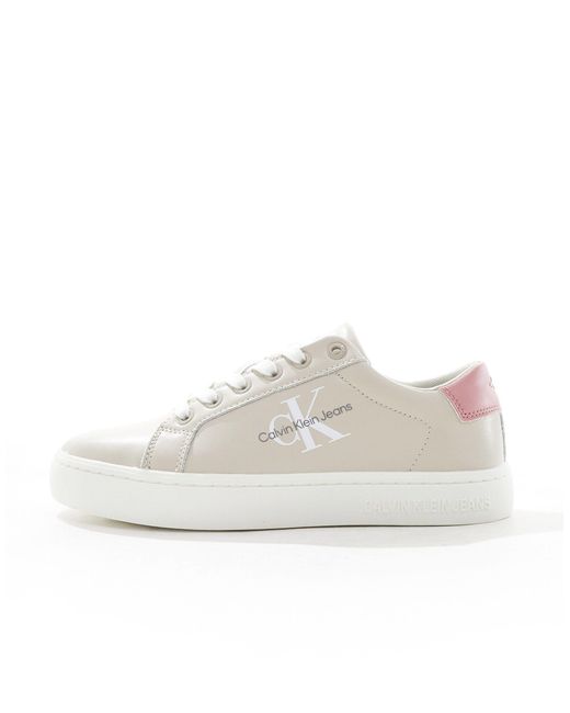 Calvin Klein Blue Classic Cupsole Lace Up Sneakers