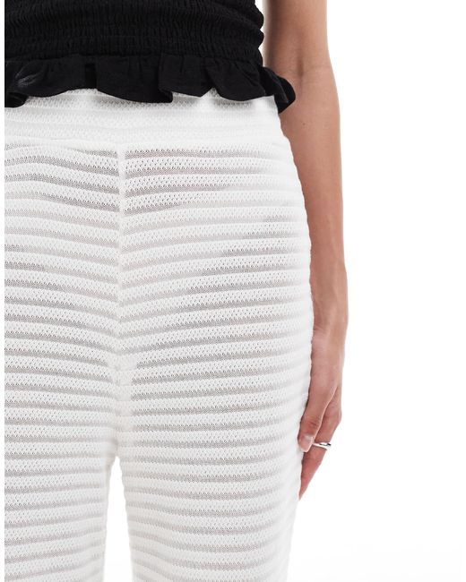 Pieces White – mix and match – self – strick-hose