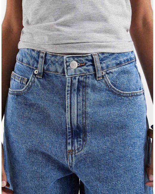 ASOS Blue Denim Dad Short
