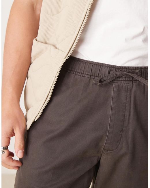 Abercrombie & Fitch Natural Loose Pull On Trousers for men
