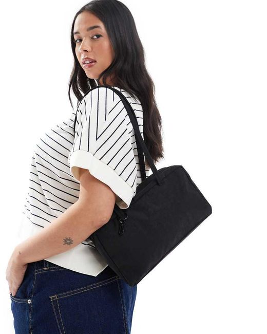 Borsa Bowling Nera di Baggu in Black