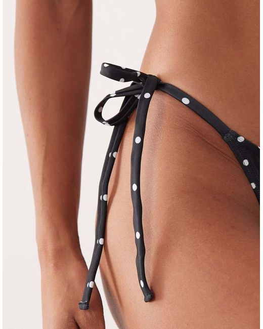 Peek & Beau Brown Tie Side Bikini Bottom