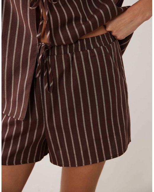 Short 4th & Reckless en coloris Brown