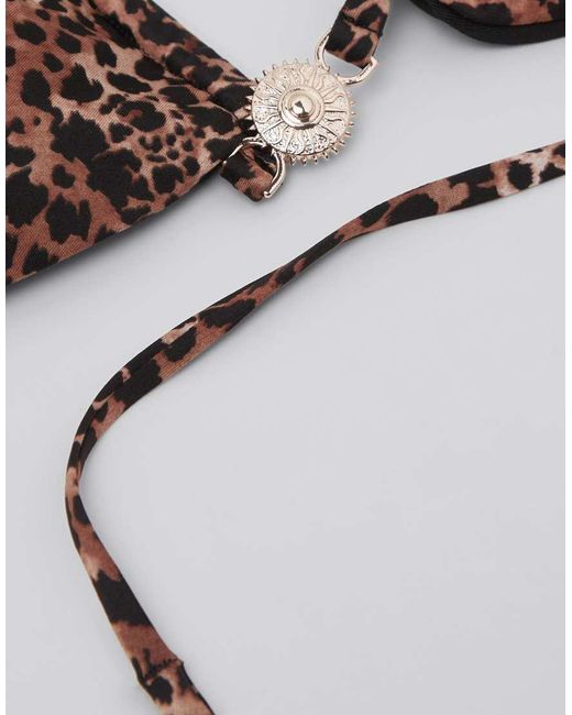 Tezenis Brown Savage Sun Bikini Top