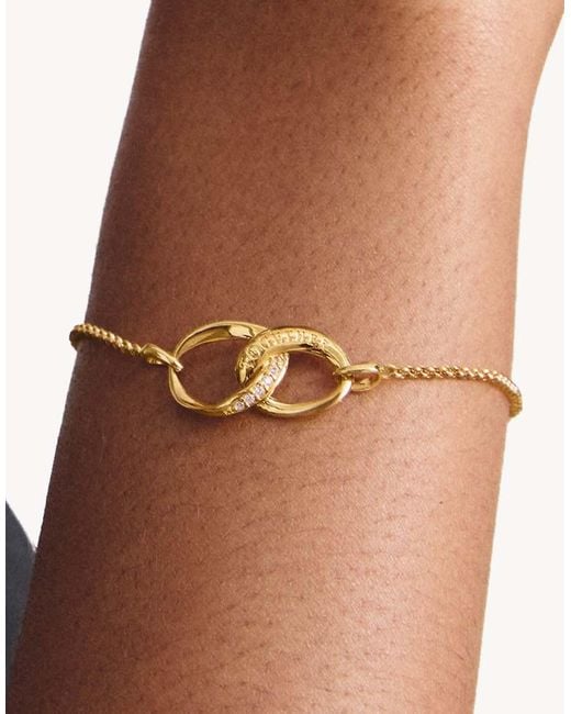 Thomas Sabo Metallic Bracelet Together With White Zirconia