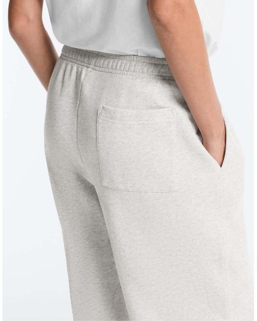 Oysho White Cotton jogger Trousers