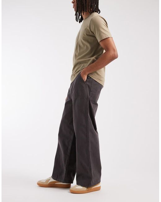 ASOS Gray Loose Trousers for men