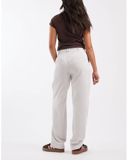 ASOS White Slim Leg Pants