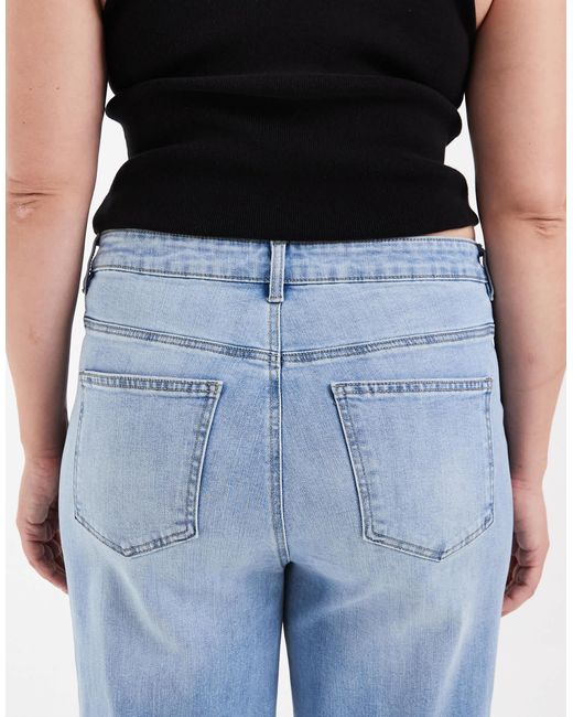 Olivia - jean ample - clair Vero Moda en coloris Blue