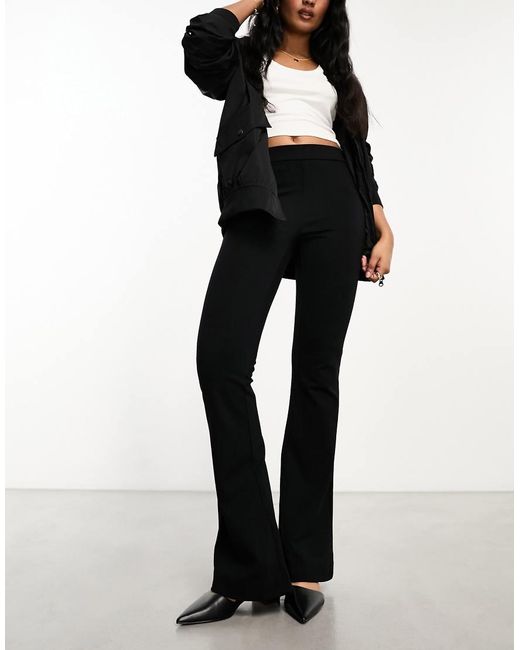 Vero Moda Black Kick Flare Trouser
