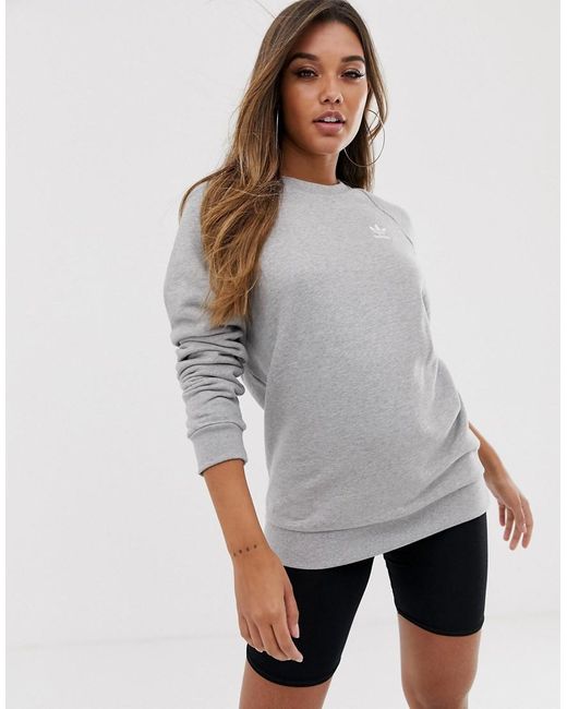 adidas essential crew sweatshirt