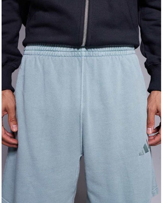 Adidas Originals Blue Adidas Sportswear Shorts for men