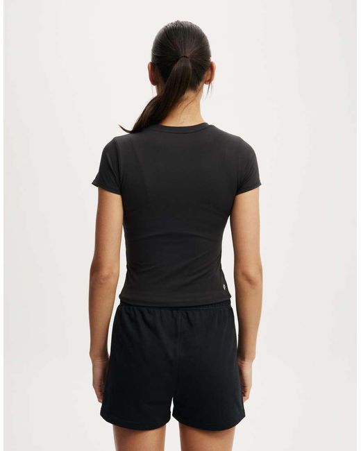 Cotton On Black Ultra Soft Fitted Tshirt