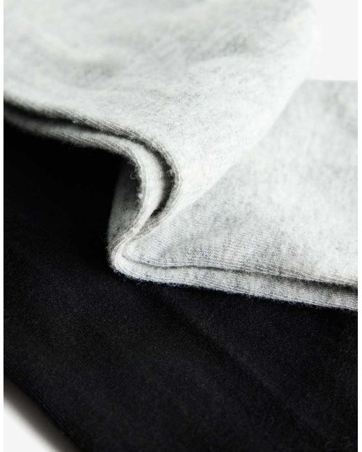Bershka Black 2-pack Of Headbands