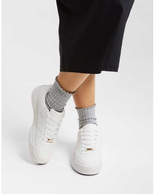 Bershka White Trainers