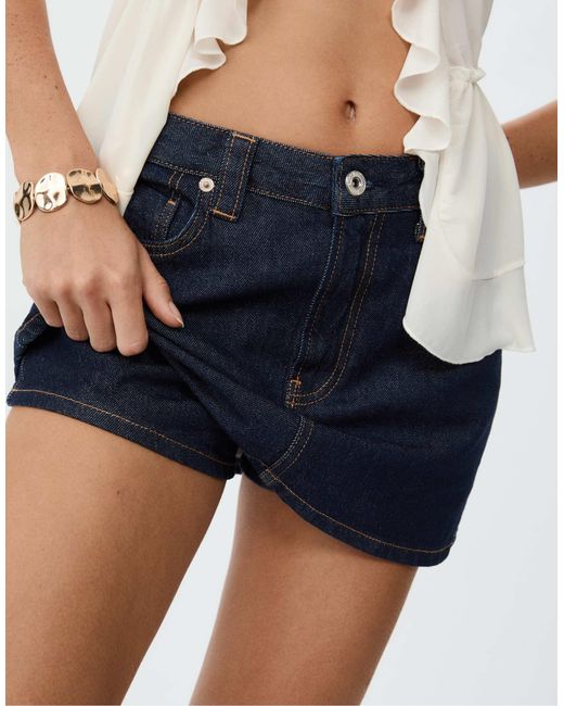 Stradivarius Blue – d62 – denim-skort