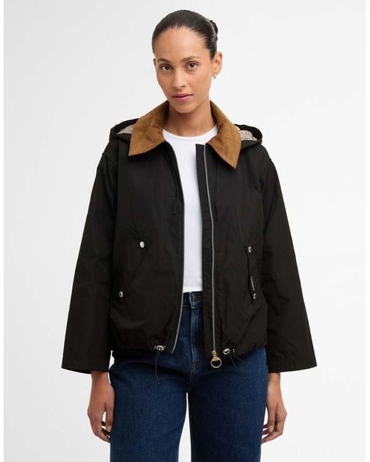 Barbour Black X Lucy Williams Weaver Showerproof Jacket