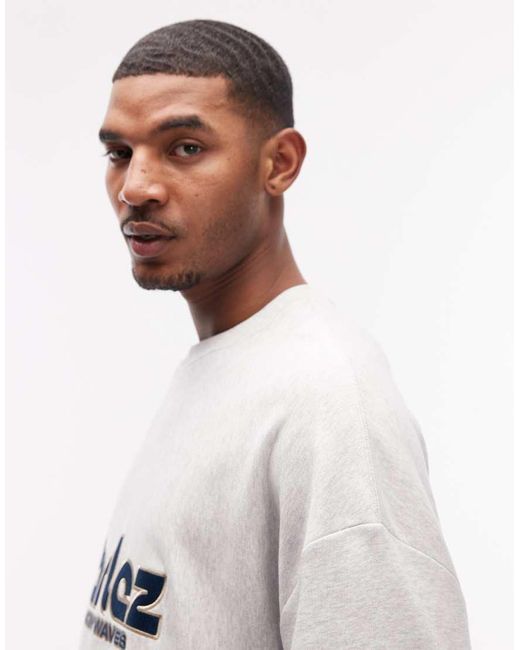 Parlez White Campus Sweatshirt for men