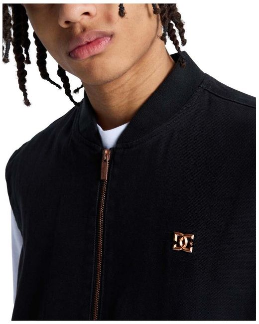 DC Shoes Blue Workshop Canvas Jacket for men