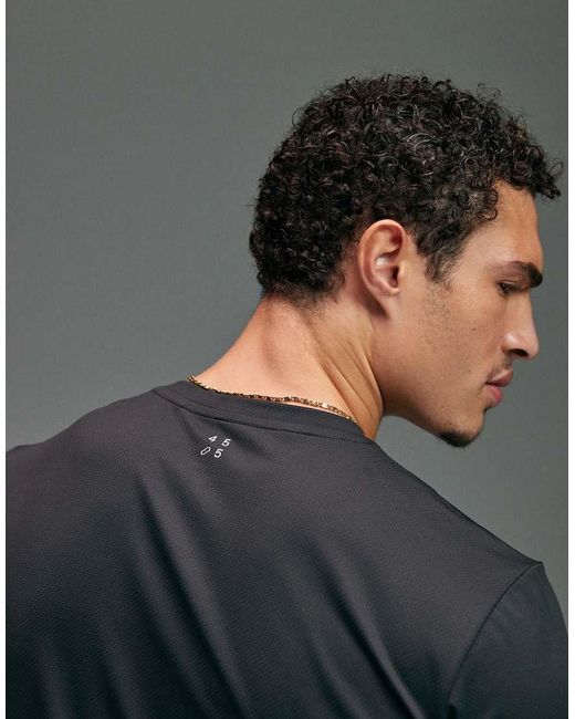 4505 Gray Icon Quick Dry Mesh Training T-shirt for men