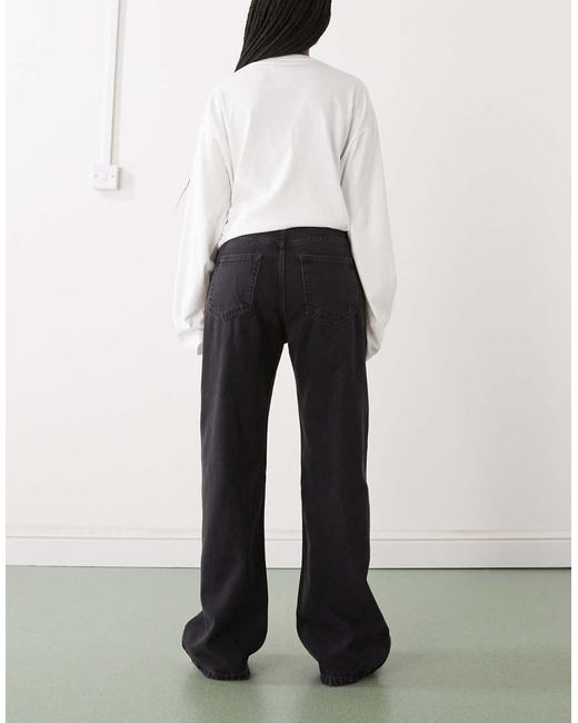 Weekday White Missy Low Waist baggy Fit Jeans
