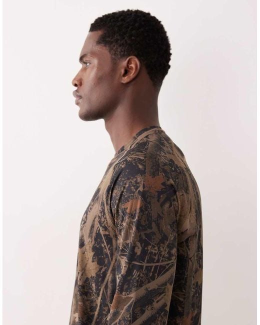 Abercrombie & Fitch Brown Ypb Workout Long Sleeve Top for men
