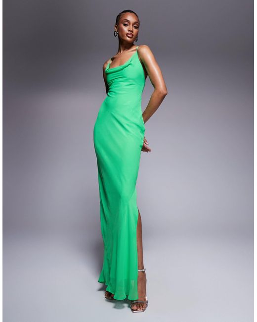 ASOS Green Asos design tall – maxikleid