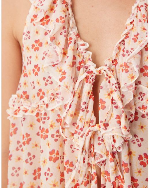 Free People Pink – fearless – gestricktes tanktop