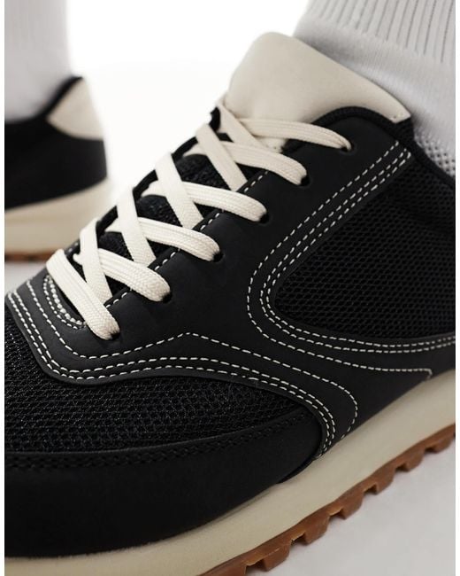 ASOS Black Retro Trainers for men