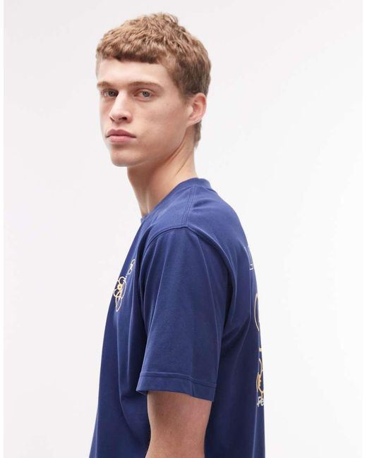 New Balance Blue 'la City Run' T-shirt for men