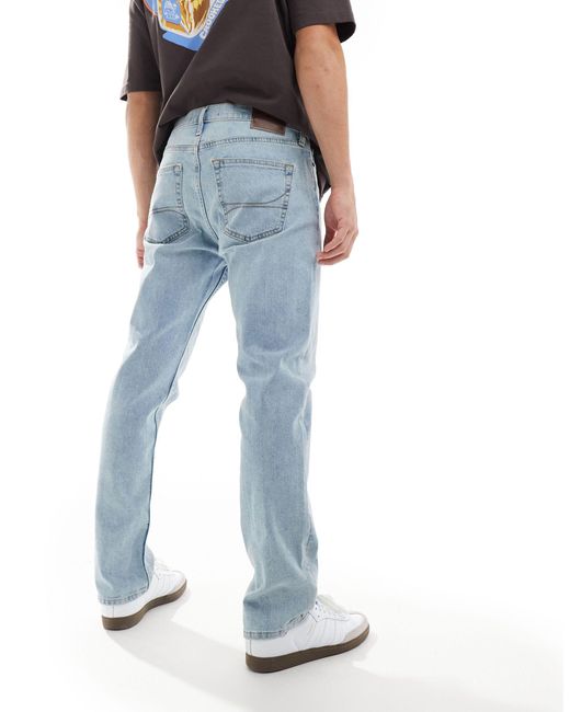 Hollister Blue Slim Straight Jeans for men