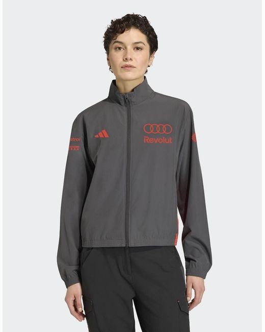 Adidas Originals Gray Audi Formula One Team Mechanics Tracktop
