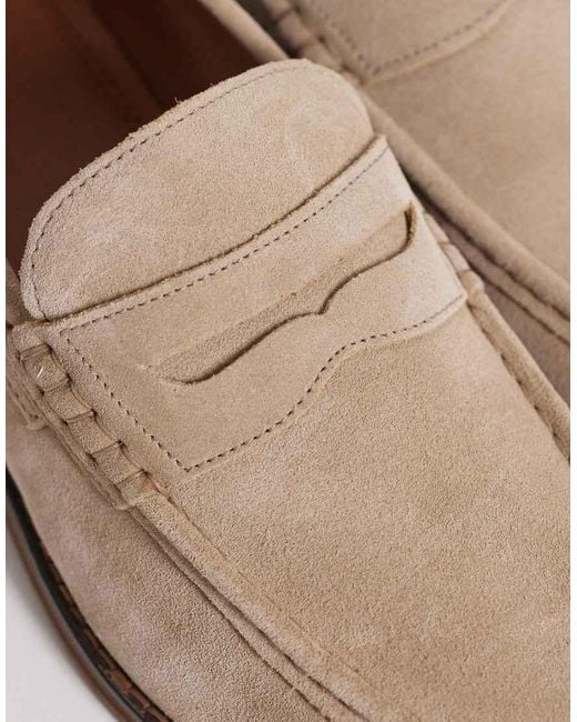 ASOS White Penny Loafers for men