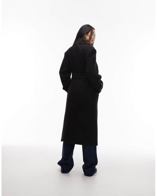 & Other Stories White Belted Wool Maxi Coat