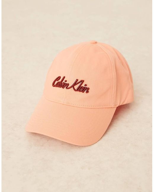 Calvin Klein Blue Script Logo Cap