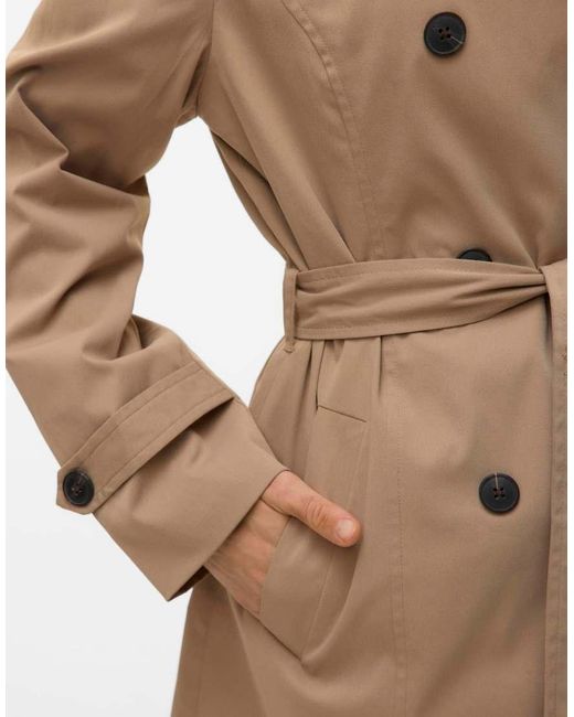 Vero Moda Brown Trenchcoat