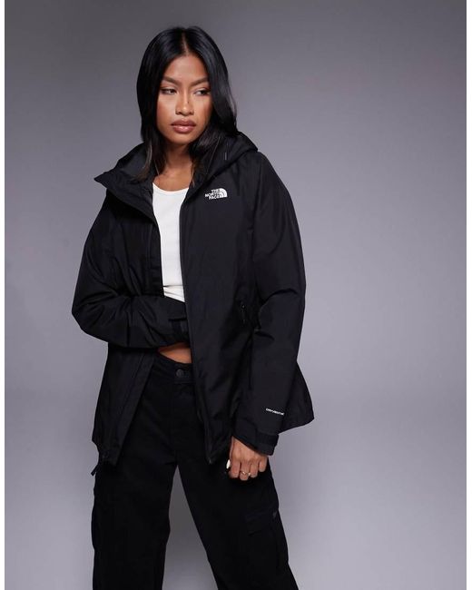 The North Face Gray Carto Mono Triclimate 3-In-1 Hooded Jacket