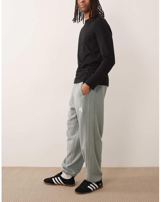 Adidas Originals Black Adidas Sportswear Track Pants for men