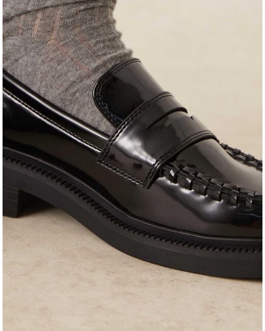 Asos Design Wide Fit Natural – minerva – loafer