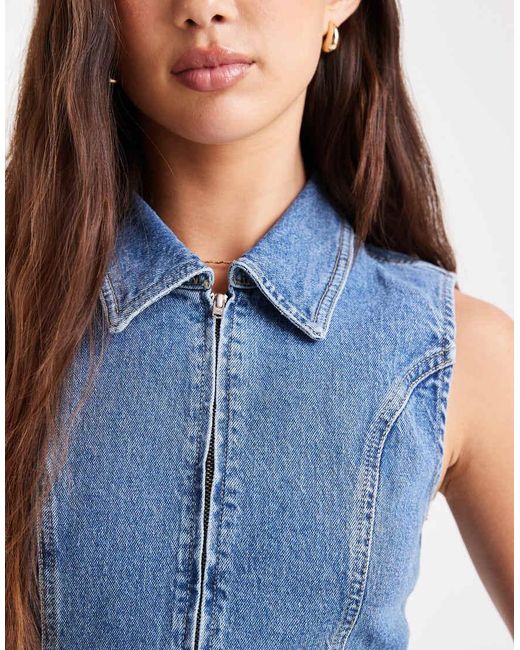 Top di ASOS in Blue