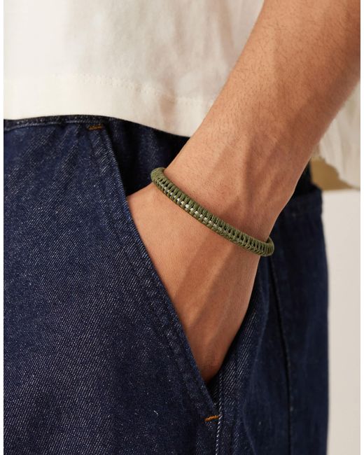 ASOS – festival – armband aus stoff in Blue für Herren