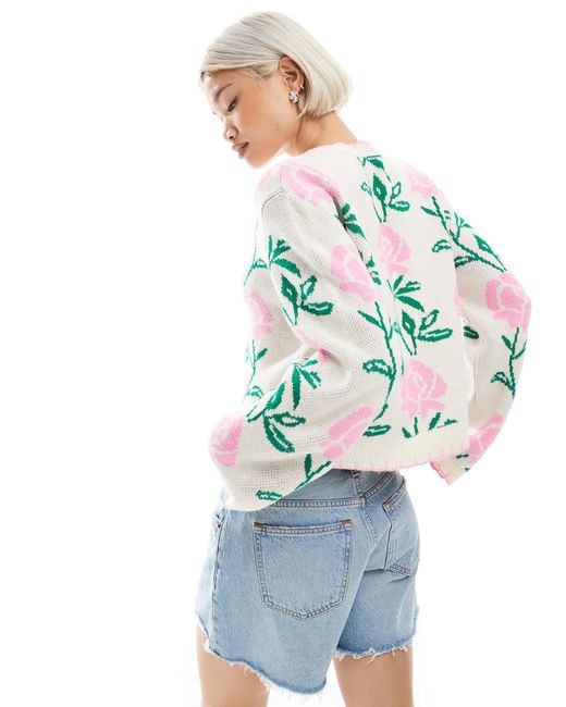 Gilet avec points Miss Selfridge en coloris White