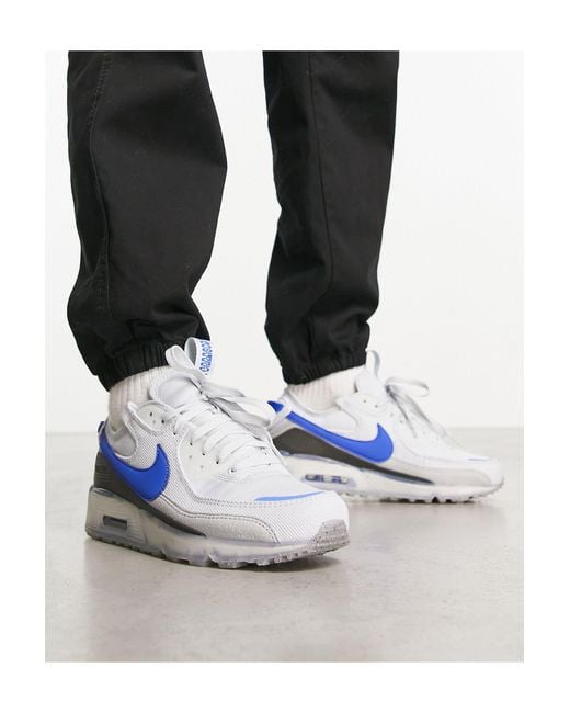 Air max terrascape 90 - baskets - blanc et bleu Nike pour homme en coloris Black