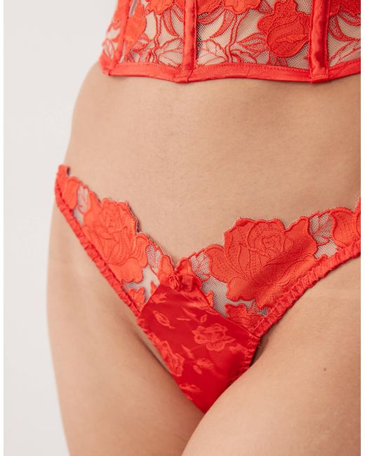 For Love & Lemons Red For love & lemons – love is a rose – tanga