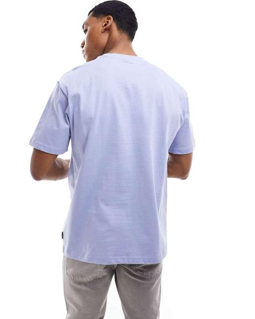 Only & Sons Blue Relaxed Fit T-Shirt for men