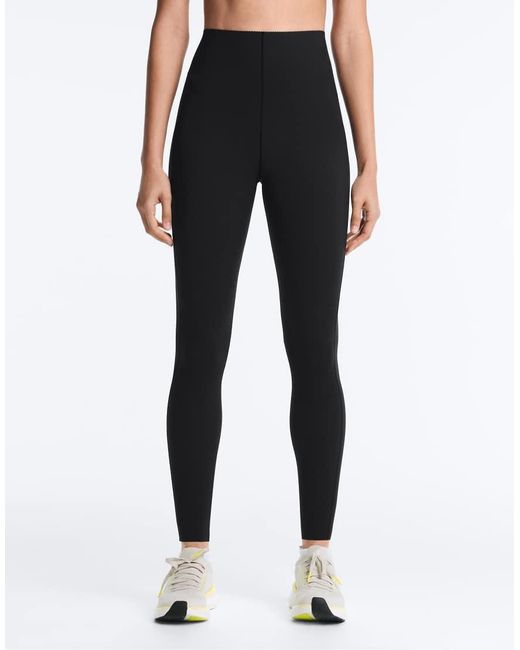 Oysho Black Extra-Compressive Raise Up 65Cm Ankle-Length Leggings