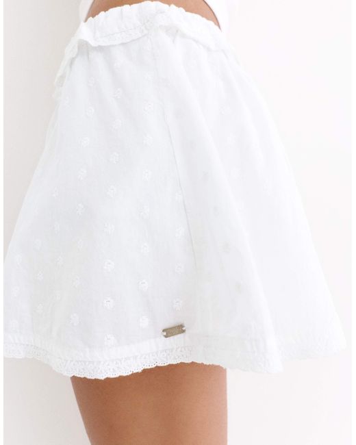 Pull&Bear White – minirock