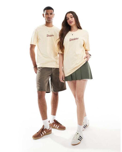 Dickies Natural Curves Script Central Logo T-shirt