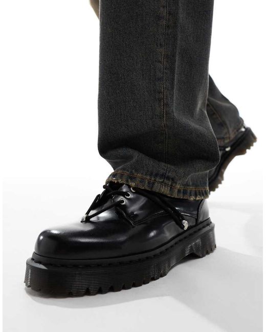 Dr. Martens Black Zeffir 5 Eye Shoes for men