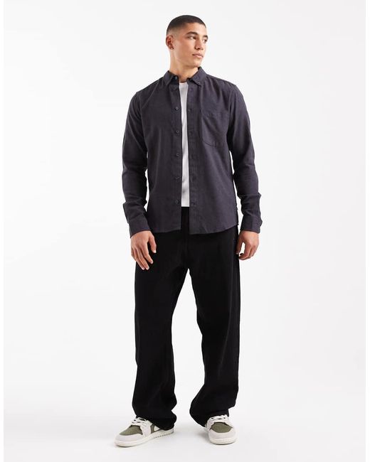 Camicia Nera di Only & Sons in Blue da Uomo